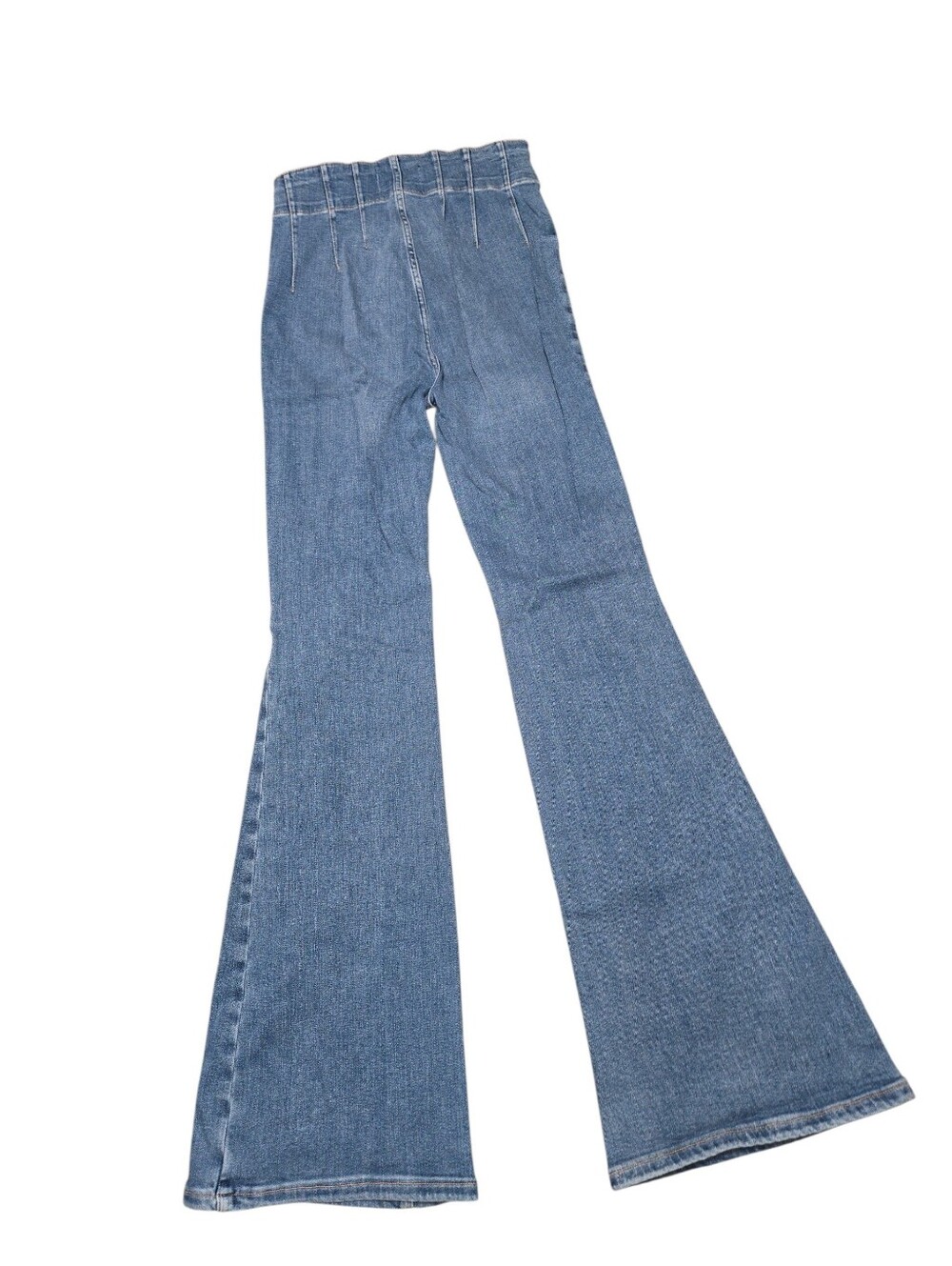We The Free High Rise Flare Denim Jeans Size 29, Boho Hippie Retro - Picture 2 of 7